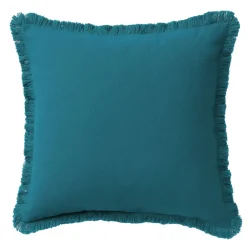 Becquet Coussin à franges< Rideau Et Déco Textile|Décoration Textile Unie