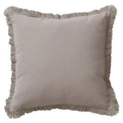 Becquet Coussin à franges< Rideau Et Déco Textile|Décoration Textile Unie