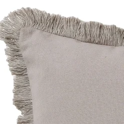 Becquet Coussin à franges< Rideau Et Déco Textile|Décoration Textile Unie