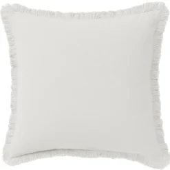 Becquet Coussin à franges< Rideau Et Déco Textile|Décoration Textile Unie
