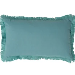 Becquet Coussin à franges< Rideau Et Déco Textile|Décoration Textile Unie