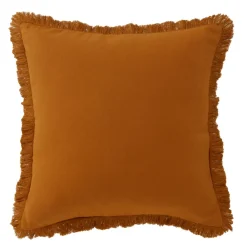Becquet Coussin à franges< Rideau Et Déco Textile|Décoration Textile Unie