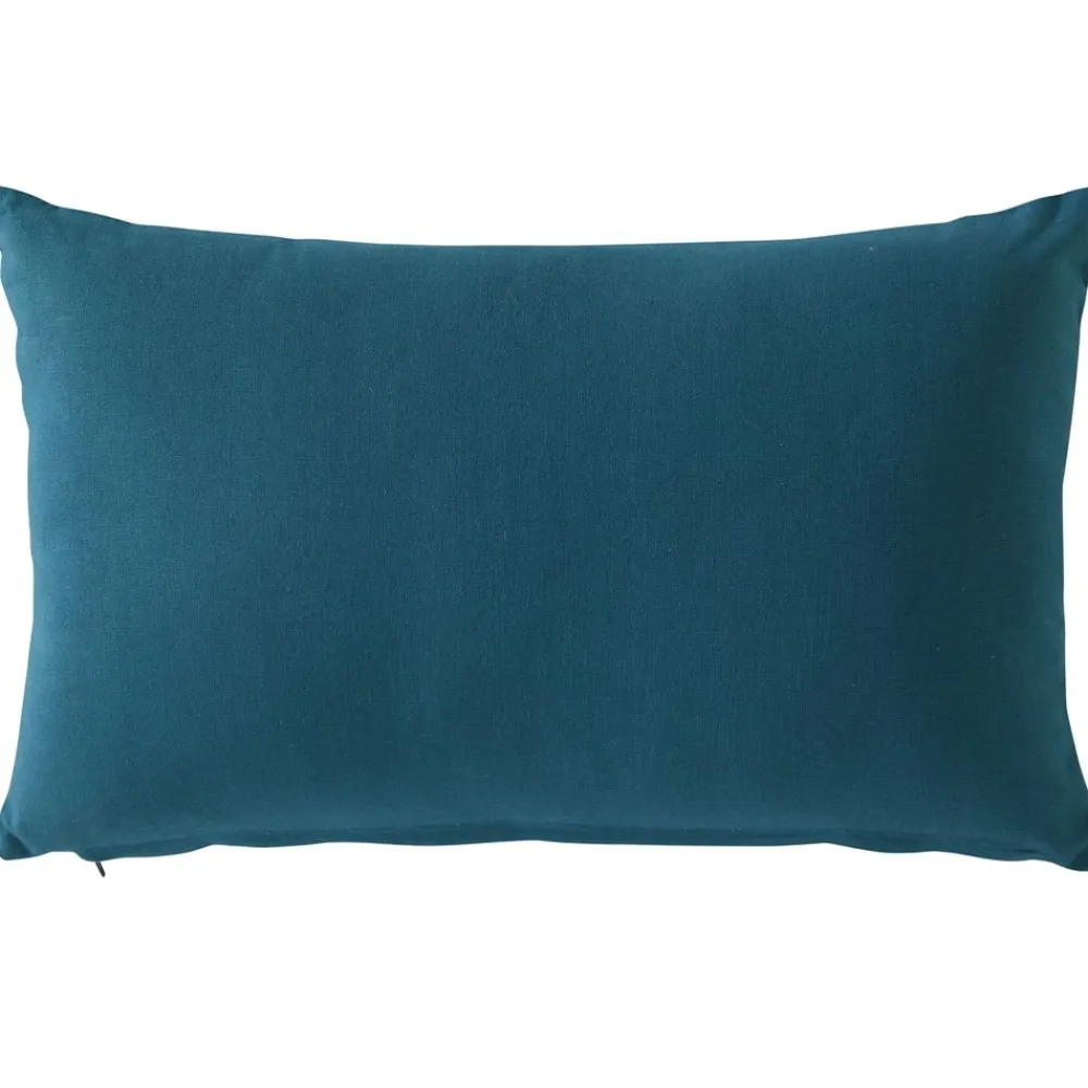 Becquet Coussin brodé zig-zag< Rideau Et Déco Textile|Coussin, Housse De Coussin