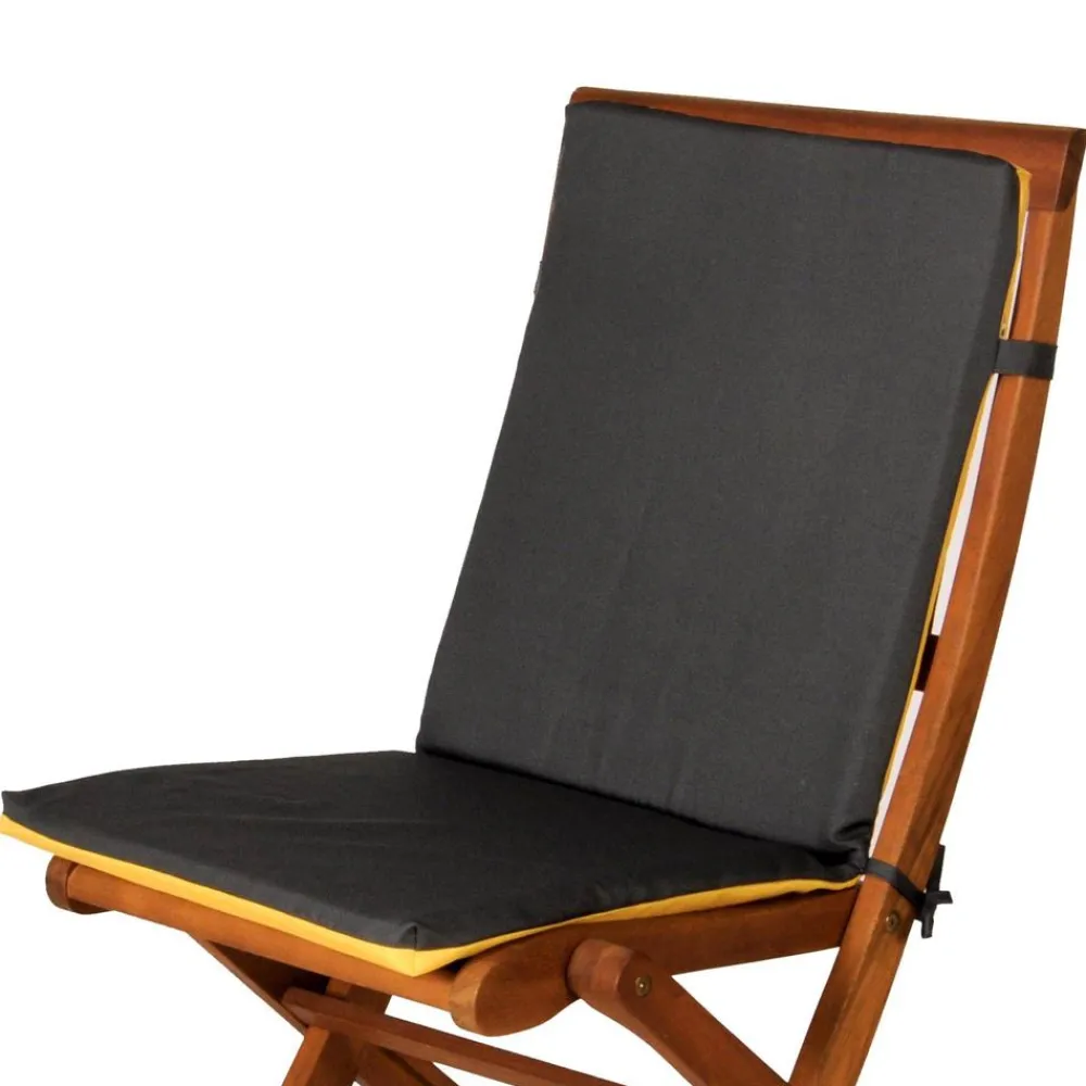 Becquet Coussin dossier pour chaise de jardin bicolore< Rideau Et Déco Textile|Galette De Chaise, Housse De Chaise