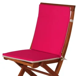 Becquet Coussin dossier pour chaise de jardin bicolore< Rideau Et Déco Textile|Galette De Chaise, Housse De Chaise