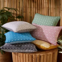Becquet Coussin double face graphique< Rideau Et Déco Textile|Coussin, Housse De Coussin