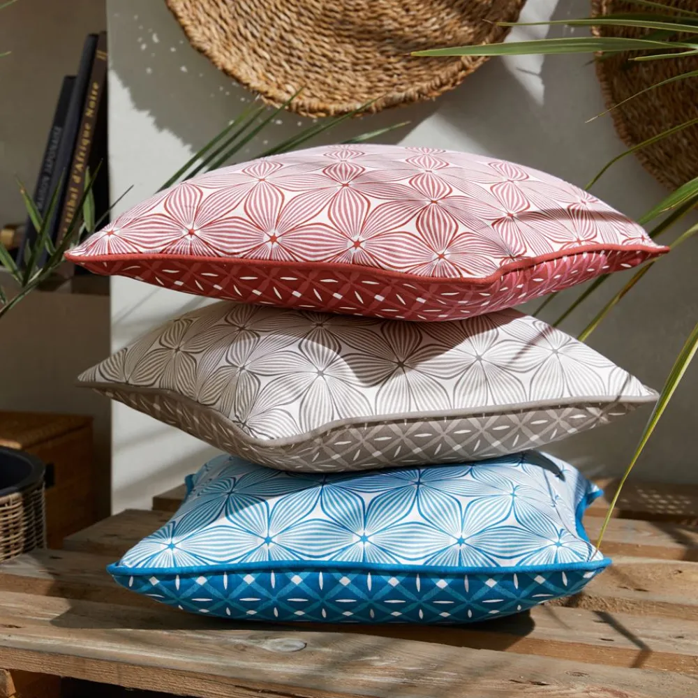 Becquet Coussin double face graphique< Rideau Et Déco Textile|Coussin, Housse De Coussin