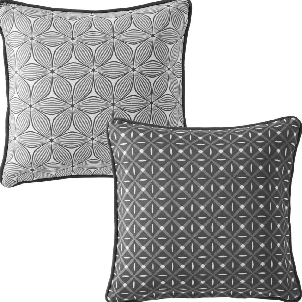 Becquet Coussin double face graphique< Rideau Et Déco Textile|Coussin, Housse De Coussin