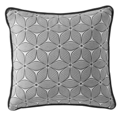 Becquet Coussin double face graphique< Rideau Et Déco Textile|Coussin, Housse De Coussin