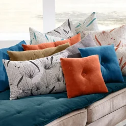 Becquet Coussin en velours ras< Rideau Et Déco Textile|Décoration Textile Unie