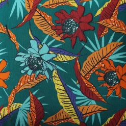 Becquet Coussin imprimé exotique double face - CRÉATION< Rideau Et Déco Textile|Coussin, Housse De Coussin
