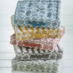 Becquet Coussin matelas imprimé double face - CRÉATION< Rideau Et Déco Textile|Pouf, Matelas, Futon