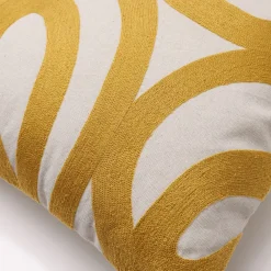 Becquet Coussin motif ruban brodé< Rideau Et Déco Textile|Coussin, Housse De Coussin