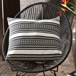 Becquet Coussin tissage ethnique< Rideau Et Déco Textile|Coussin, Housse De Coussin