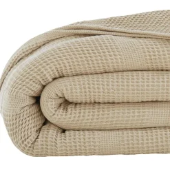 Becquet Couverture COTON NID-D'ABEILLES - Tempérée< Décoration Textile Unie|Les Matières