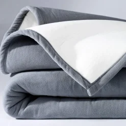 Becquet Couverture POLAIRE BICOLORE microfibre très chaude< Couverture|Couverture