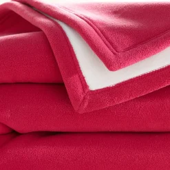 Becquet Couverture POLAIRE BICOLORE microfibre très chaude< Couverture|Couverture