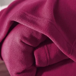 Becquet Couverture POLAIRE UNIE microfibre - tempérée< Couverture|Couverture