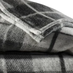 Becquet Couverture WOOLMARK® tissée jacquard - 400 g/m² - chaude< Couverture|Couverture