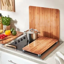 Becquet Couvre-plaque décorés effet bambou - Lot de 2< Idées Cuisine|Idées Cuisine