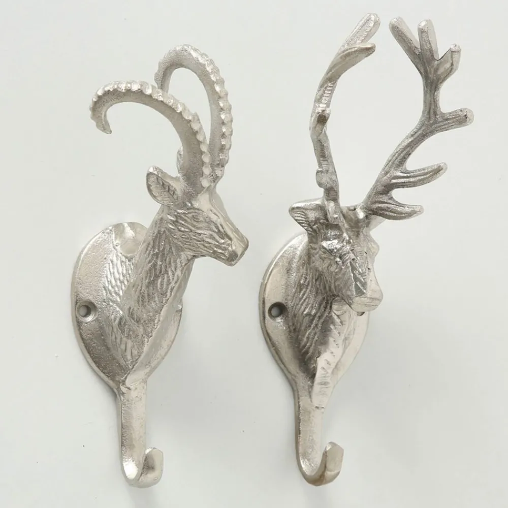 Becquet Crochet portemanteau cerf – Lot de 2< Porte-Manteaux, Patère, Valet|Décoration