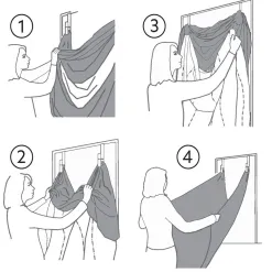 Becquet Crochets enfile-couette< Entretien Du Linge Et Repassage|Accessoires De Salle De Bain