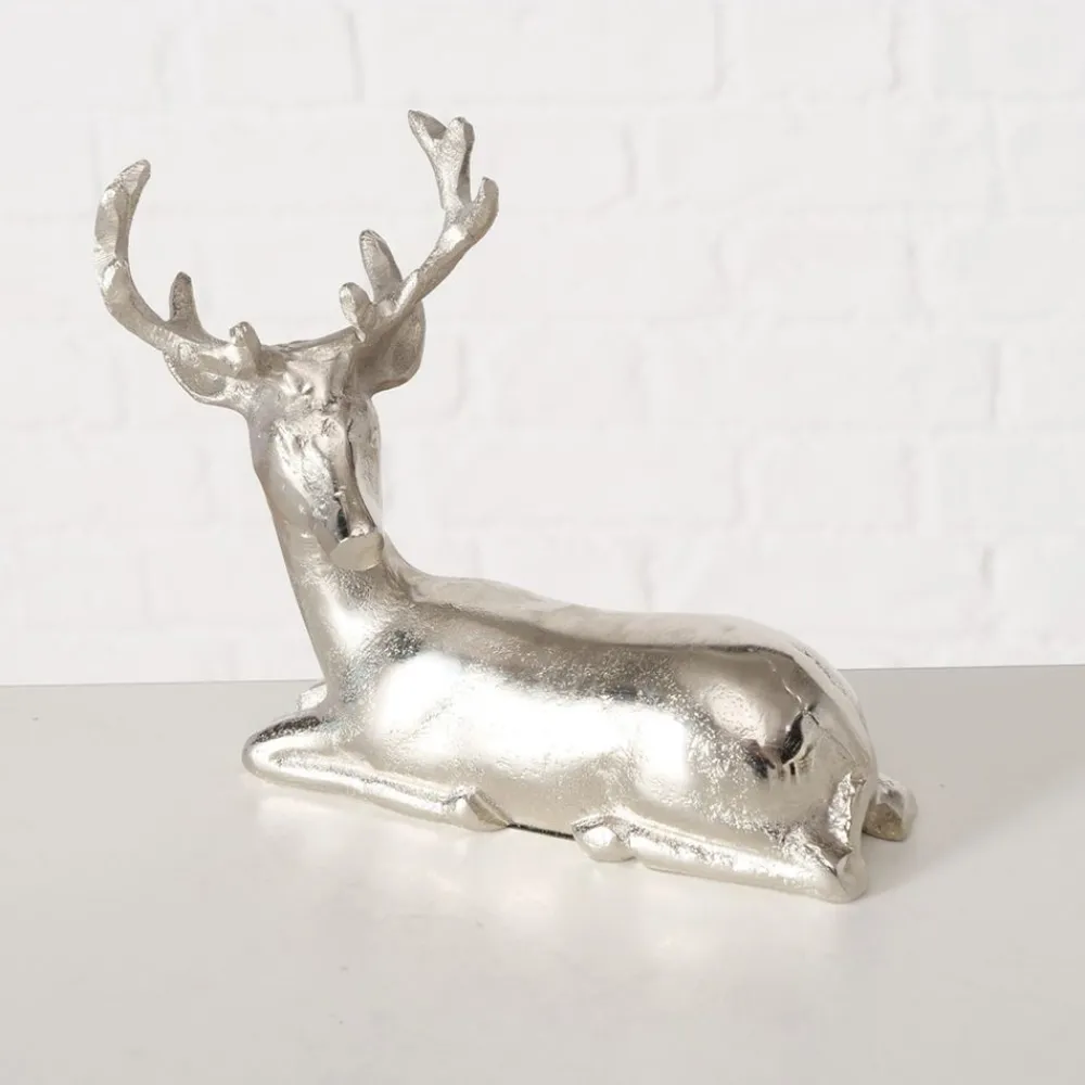 Becquet Décoration cerf en aluminium< Statuette, Figurine|Décoration