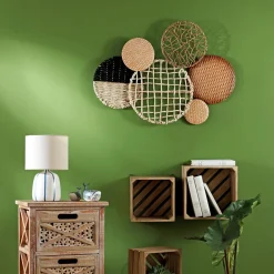 Becquet Décoration murale rotin tressé< Décoration Murale|Décoration