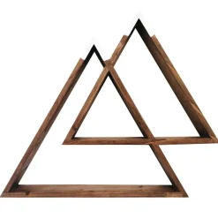 Becquet Double étagère triangulaire en pin< Rangement, Gain De Place|Décoration Enfant, Tapis Enfant