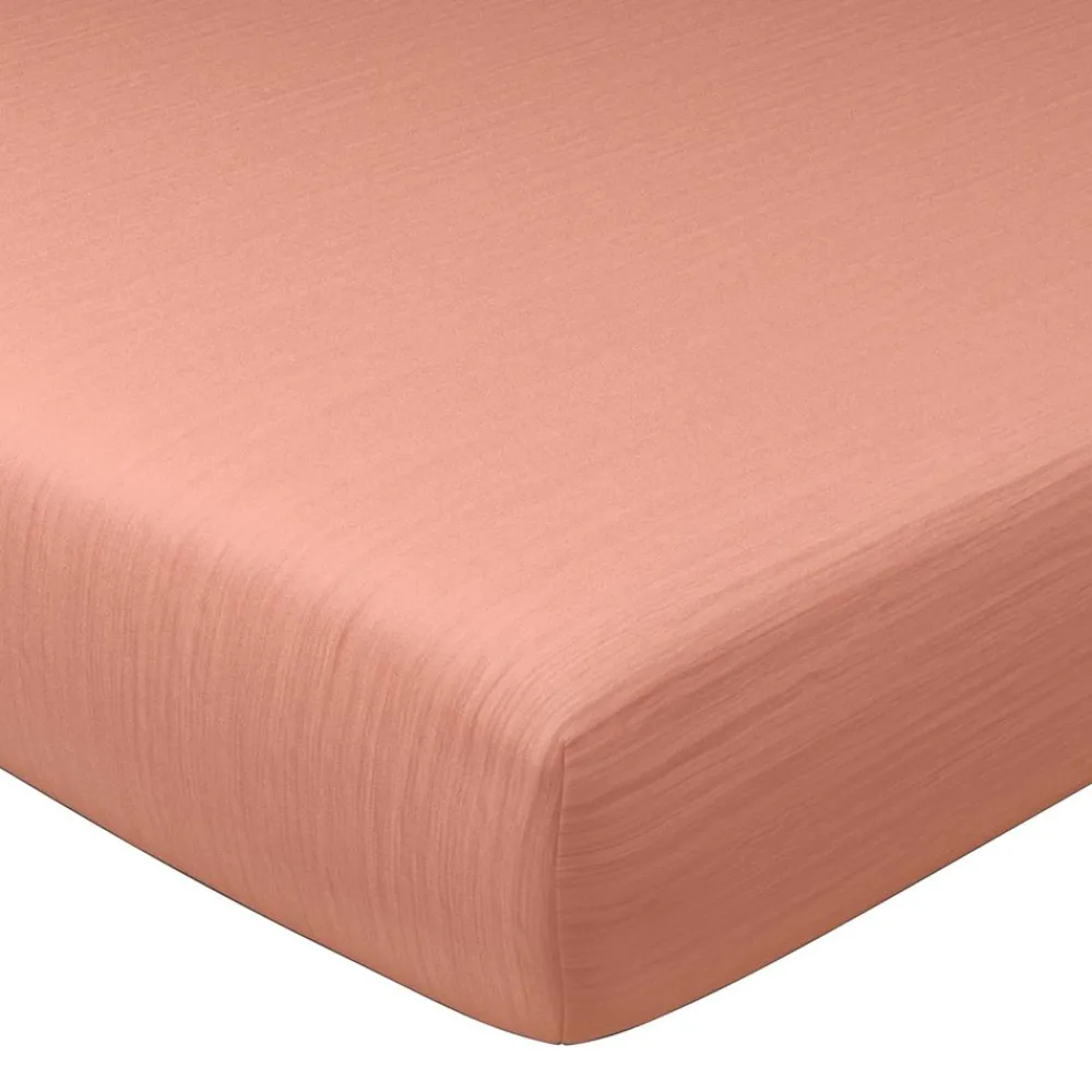 Becquet Drap-housse en double gaze de coton grands bonnets (32 cm)< Les Matières|Drap-Housse Grands Bonnets