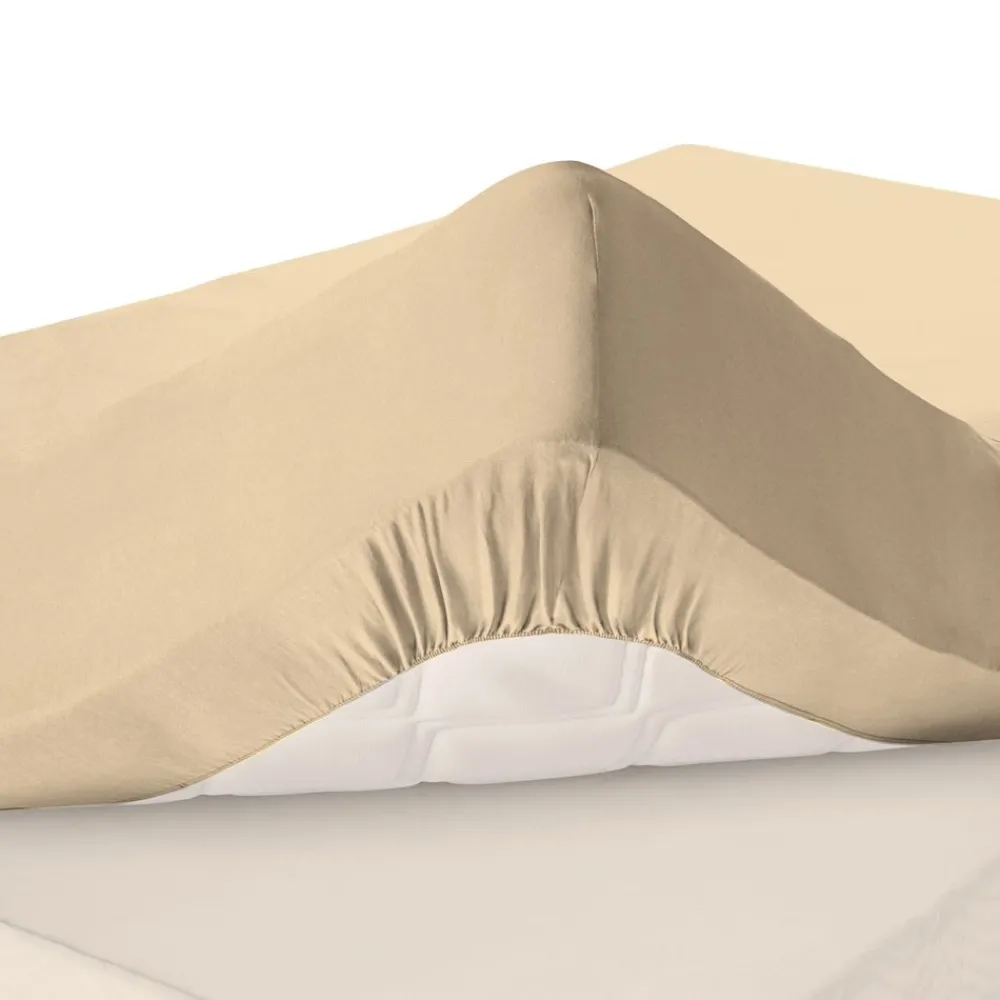 Becquet Drap-housse flanelle pur coton grands bonnets 32 cm - Lauréat< Les Matières|Drap-Housse Grands Bonnets