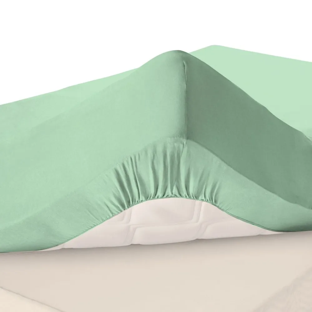Becquet Drap-housse flanelle pur coton grands bonnets 32 cm - Lauréat< Les Matières|Drap-Housse Grands Bonnets