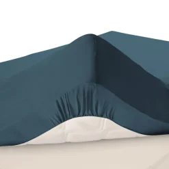 Becquet Drap-housse lin lavé grands bonnets 32 cm Lauréat< Les Matières|Drap-Housse Grands Bonnets