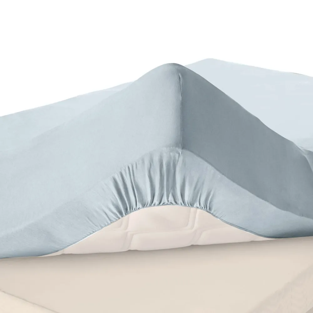 Becquet Drap-housse toile pur coton super grands bonnets 40 cm Lauréat< Les Matières|Drap-Housse Grands Bonnets
