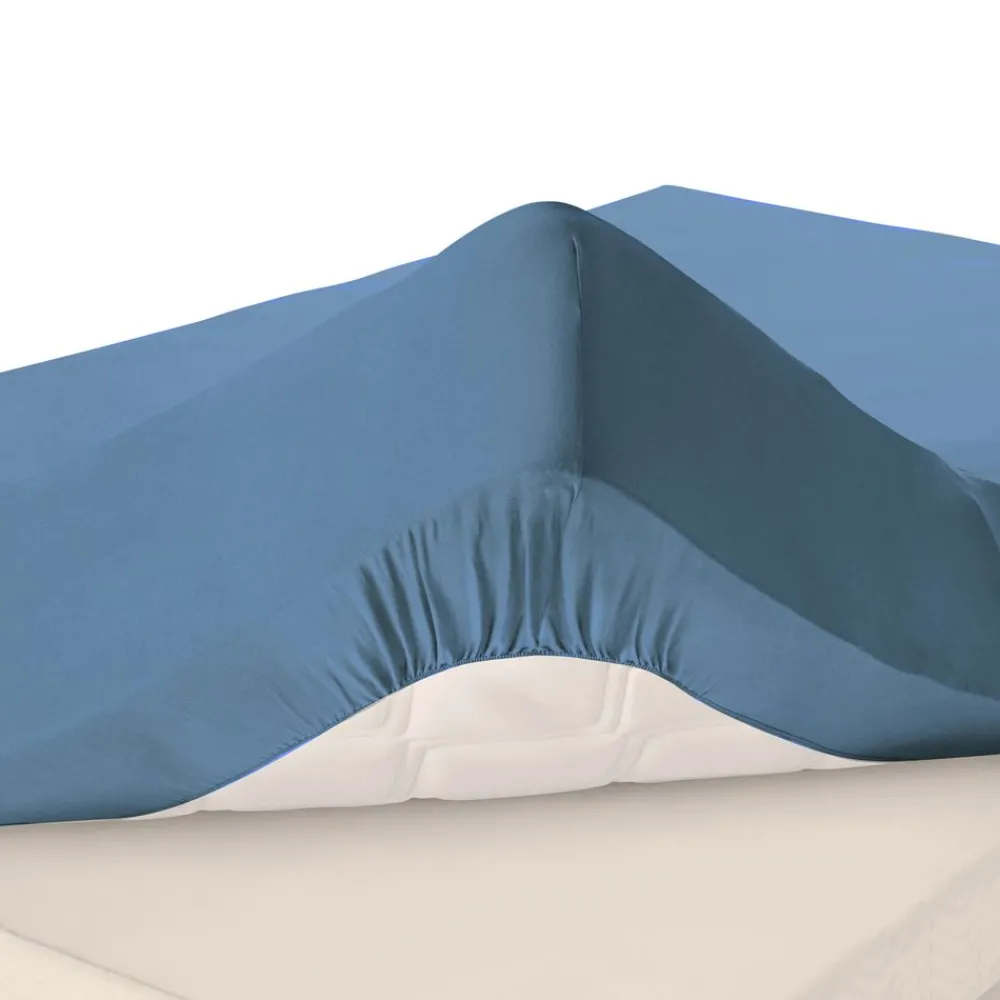Becquet Drap-housse toile pur coton super grands bonnets 40 cm Lauréat< Les Matières|Drap-Housse Grands Bonnets