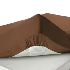 Becquet Drap-housse toile pur coton grands bonnets 32 cm Lauréat< Les Matières|Drap-Housse Grands Bonnets