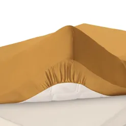 Becquet Drap-housse toile pur coton grands bonnets 32 cm Lauréat< Les Matières|Drap-Housse Grands Bonnets