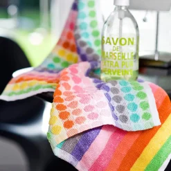 Becquet Essuie-mains éponge motif pois et rayures - Lot de 3< Idées Cuisine|Idées Cuisine