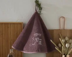 Becquet Essuie-mains rond brodé< Idées Cuisine|Idées Cuisine