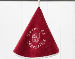 Becquet Essuie-mains rond Savon de Marseille< Idées Cuisine|Idées Cuisine