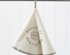 Becquet Essuie-mains rond Savon de Marseille< Idées Cuisine|Idées Cuisine