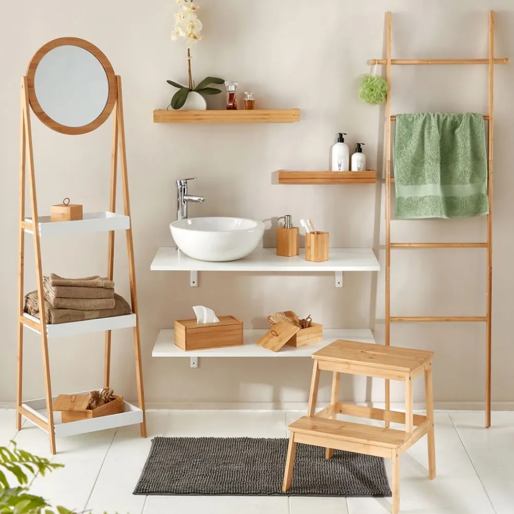 Becquet Etagère avec miroir à bascule< Beauté, Bien-Être|Beauté, Bien-Être