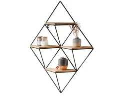 Becquet Etagère murale bois et métal< Rangement, Gain De Place|Meuble, Étagère