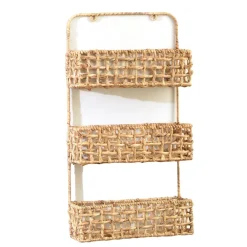 Becquet Etagère murale en jacinthe d'eau tressée< Rangement, Gain De Place|Meuble, Étagère