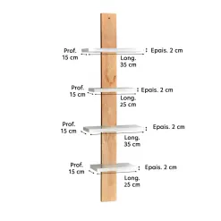Becquet Etagère verticale< Rangement, Gain De Place|Décoration Enfant, Tapis Enfant