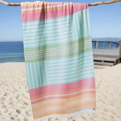 Becquet Fouta multicolore - 300 g/m²< Serviette De Plage, Fouta|Serviette De Bain Fantaisie
