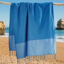 Becquet Fouta nid-d'abeilles personnalisable - 230 g/m²< Serviette De Bain Personnalisée, Peignoir Personnalisé|Serviette De Plage, Fouta