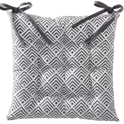Becquet Galette de chaise capitonnée DOUBLE FACE - CRÉATION< Rideau Et Déco Textile|Décoration Textile Unie