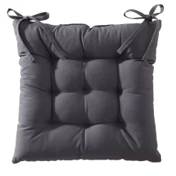 Becquet Galette de chaise capitonnée DOUBLE FACE - CRÉATION< Rideau Et Déco Textile|Décoration Textile Unie