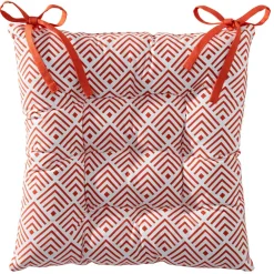 Becquet Galette de chaise capitonnée DOUBLE FACE - CRÉATION< Rideau Et Déco Textile|Décoration Textile Unie